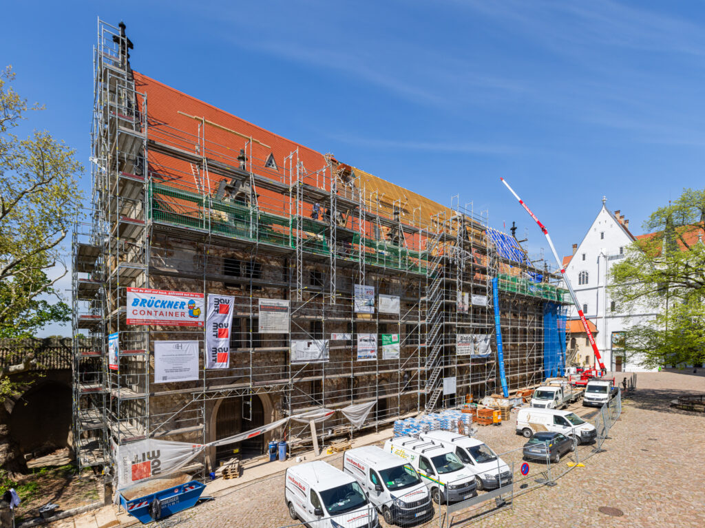 Sanierung Kornhaus Meißen April 2025 - Otto-und-Emma-Horn-Stiftung
